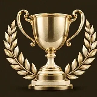 Gold trophy cup — Bsb007